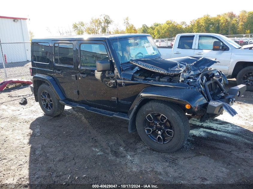 2017 Jeep Wrangler Unlimited Smoky Mountain 4X4 VIN: 1C4HJWEG7HL696228 Lot: 40629047