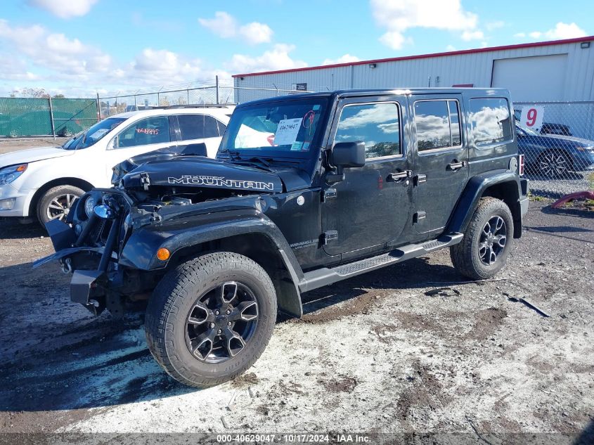 2017 Jeep Wrangler Unlimited Smoky Mountain 4X4 VIN: 1C4HJWEG7HL696228 Lot: 40629047