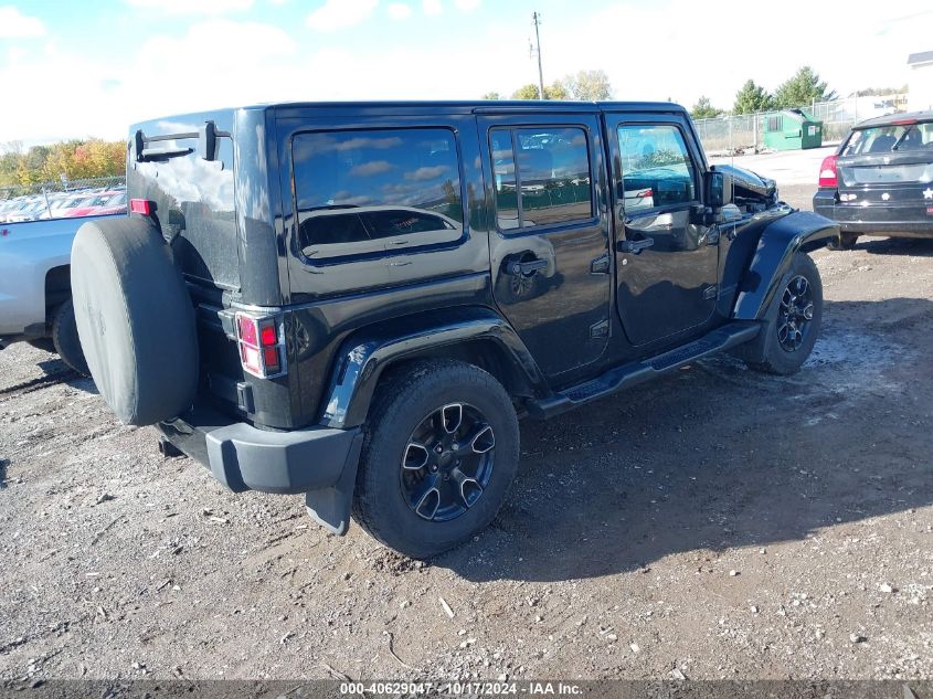 2017 Jeep Wrangler Unlimited Smoky Mountain 4X4 VIN: 1C4HJWEG7HL696228 Lot: 40629047