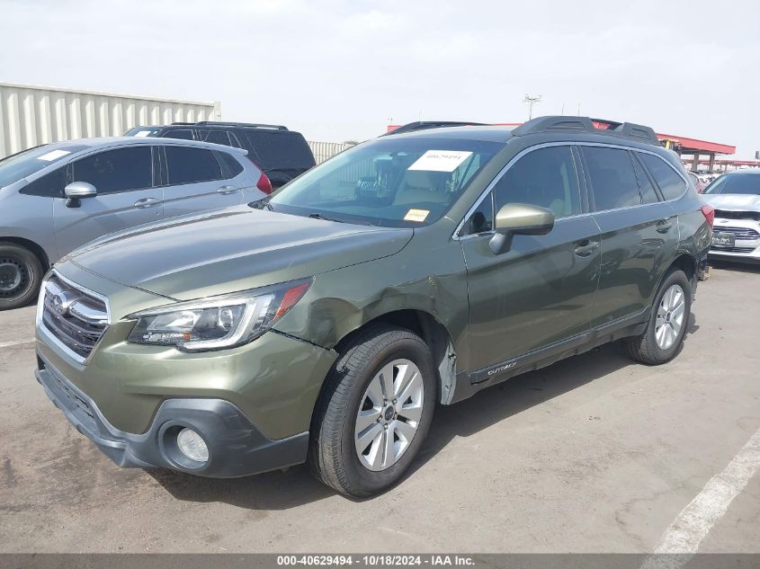 2018 Subaru Outback 2.5I Premium VIN: 4S4BSACC0J3254706 Lot: 40629494