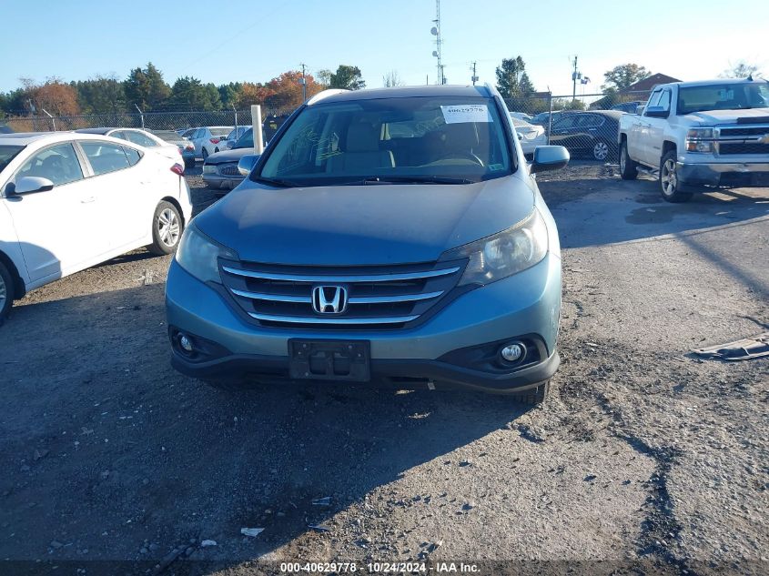 2013 Honda Cr-V Ex-L VIN: 5J6RM4H71DL015190 Lot: 40629778