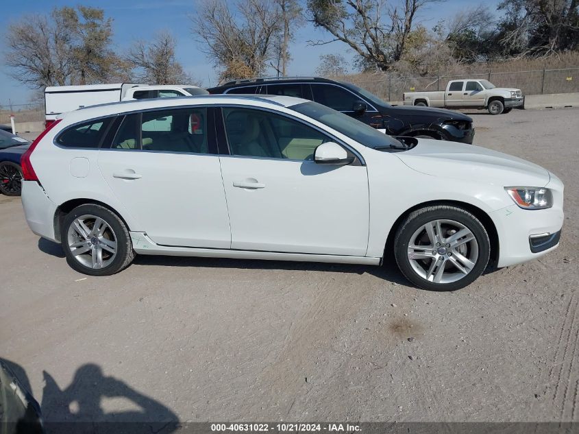 2015 Volvo V60 T5 Premier VIN: YV1612SB0F1201587 Lot: 40631022