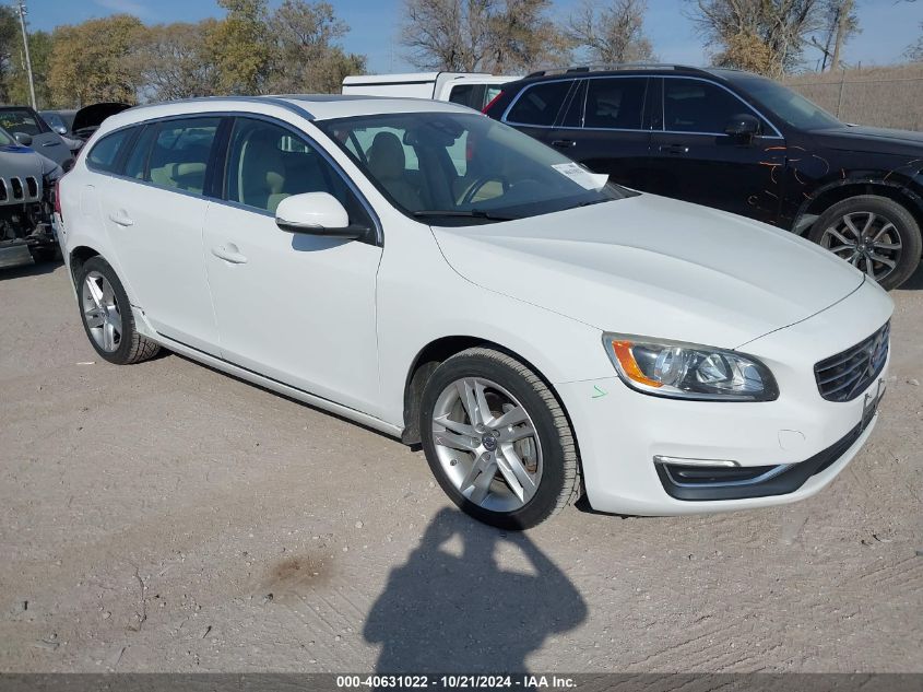 2015 Volvo V60 T5 Premier VIN: YV1612SB0F1201587 Lot: 40631022