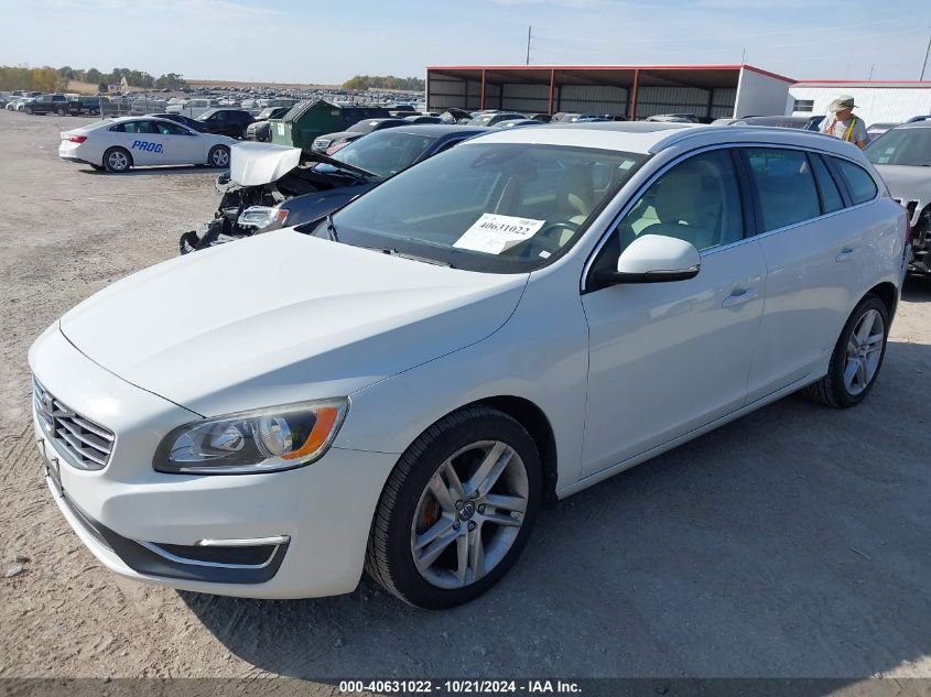 2015 Volvo V60 T5 Premier VIN: YV1612SB0F1201587 Lot: 40631022