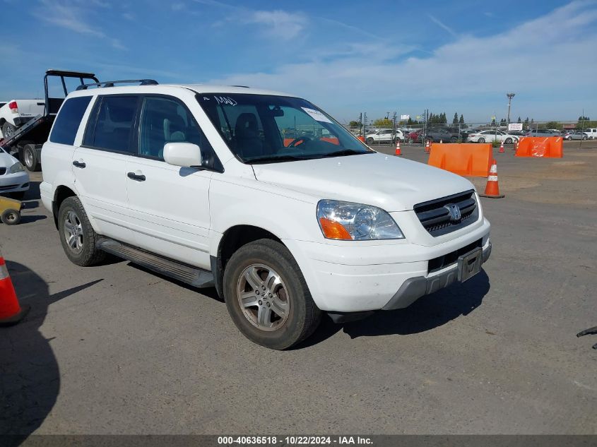 2004 Honda Pilot Ex-L VIN: 2HKYF18644H598408 Lot: 40636518