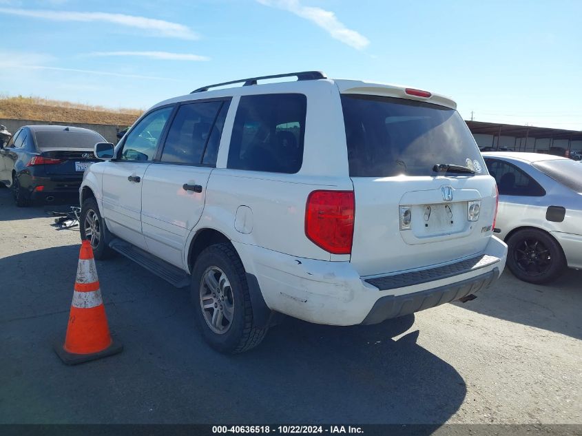 2004 Honda Pilot Ex-L VIN: 2HKYF18644H598408 Lot: 40636518