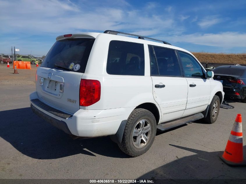 2004 Honda Pilot Ex-L VIN: 2HKYF18644H598408 Lot: 40636518