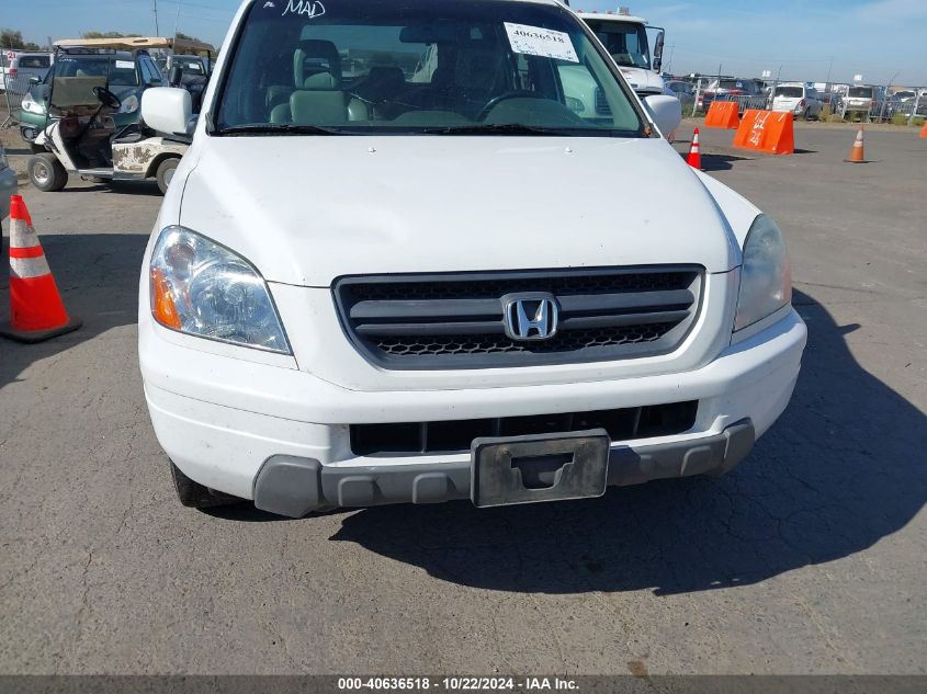 2004 Honda Pilot Ex-L VIN: 2HKYF18644H598408 Lot: 40636518