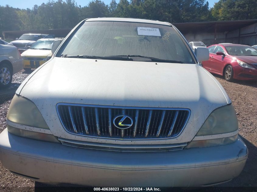 2001 Lexus Rx 300 VIN: JTJGF10U210110939 Lot: 40638023