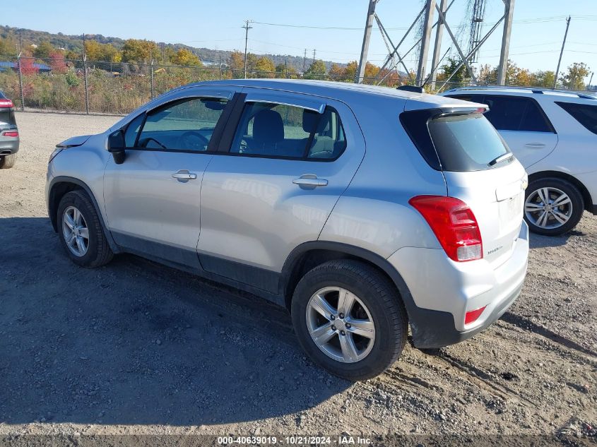 2017 Chevrolet Trax Ls VIN: 3GNCJNSB9HL262448 Lot: 40639019