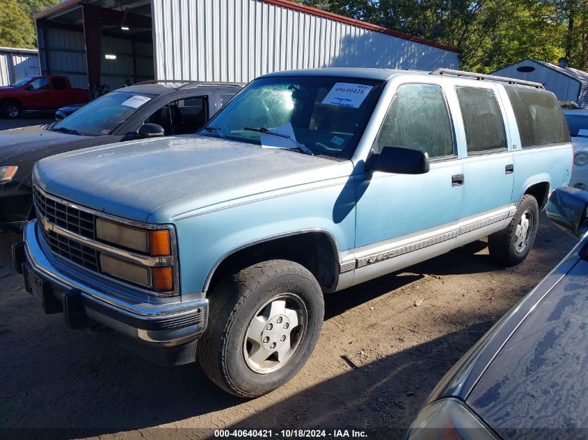 1993 Chevrolet Suburban K1500 VIN: 1GNFK16K0PJ404933 Lot: 40640421