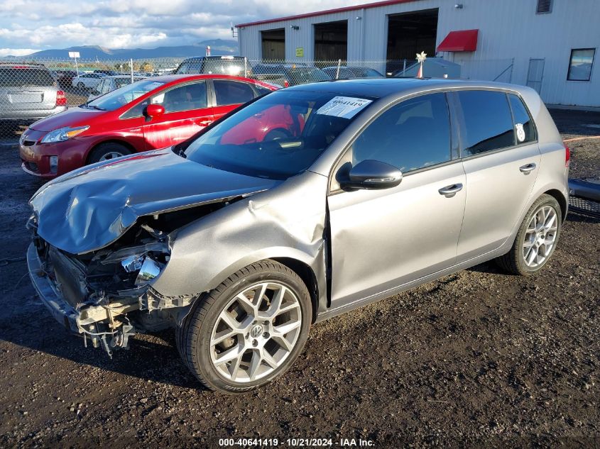 2010 Volkswagen Golf 4-Door VIN: WVWDB7AJXAW384668 Lot: 40641419