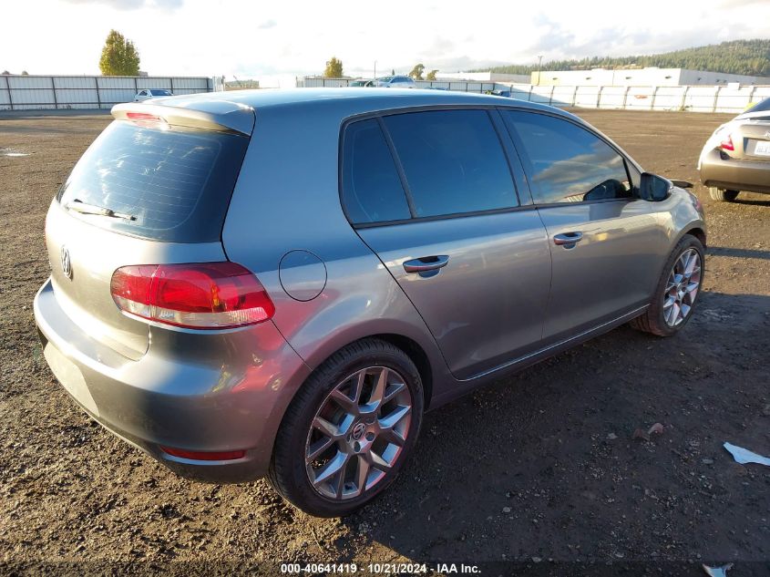 2010 Volkswagen Golf 4-Door VIN: WVWDB7AJXAW384668 Lot: 40641419