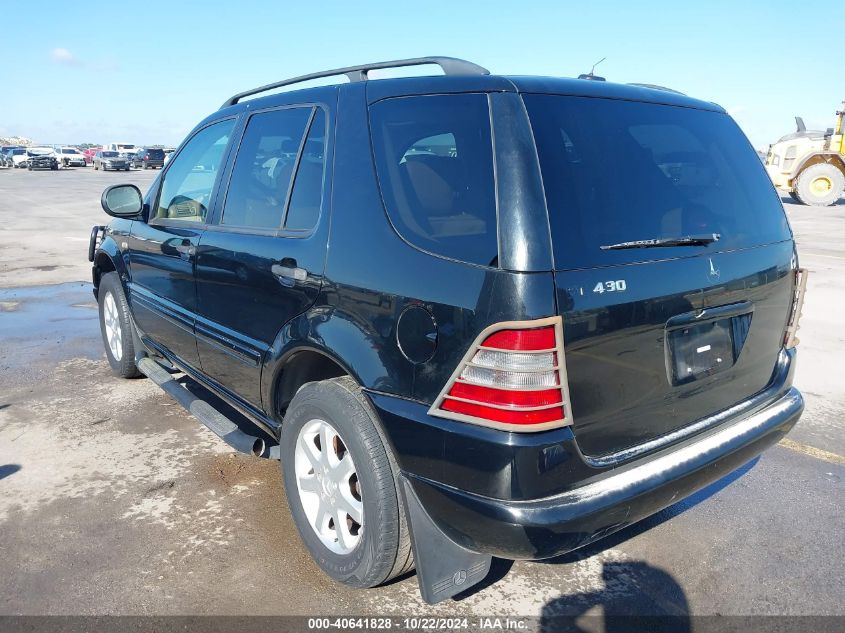 2000 Mercedes-Benz Ml 430 VIN: 4JGAB72E8YA145918 Lot: 40641828