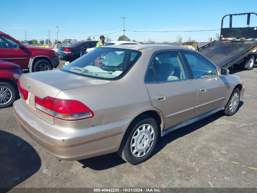 2001 Honda Accord Lx VIN: 1HGCG65501A078260 Lot: 40642220