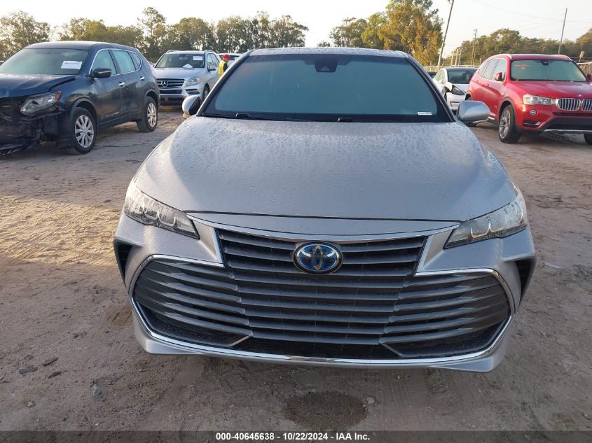 2021 Toyota Avalon Xle Hybrid VIN: 4T1AA1AB6MU005267 Lot: 40645638