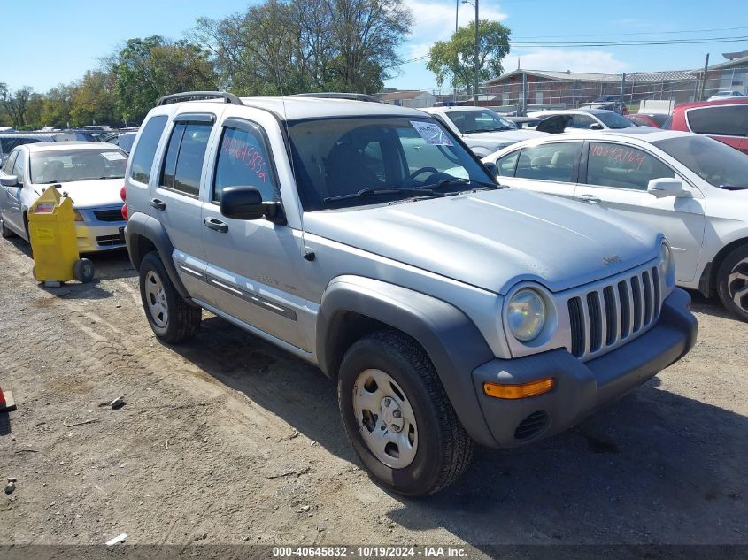 2002 Jeep Liberty Sport VIN: 1J4GK48K12W254218 Lot: 40645832