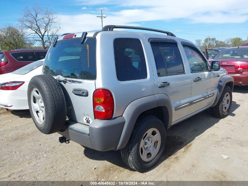 2002 Jeep Liberty Sport VIN: 1J4GK48K12W254218 Lot: 40645832