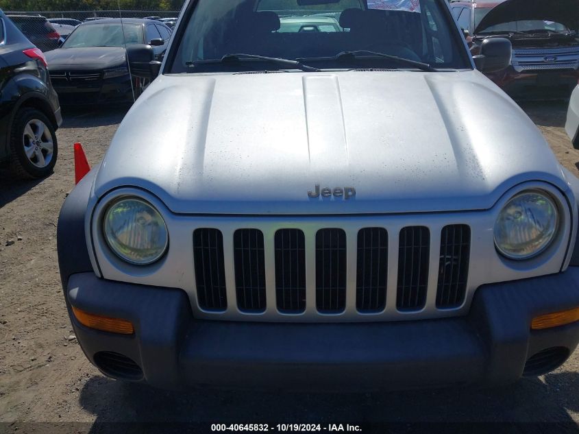 2002 Jeep Liberty Sport VIN: 1J4GK48K12W254218 Lot: 40645832