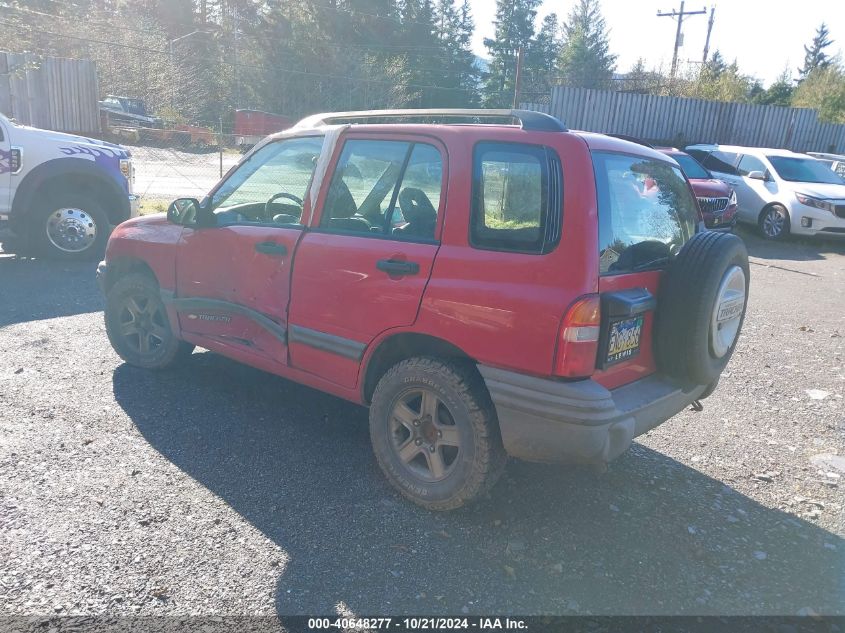 2003 Chevrolet Tracker Hard Top Base VIN: 2CNBJ13C836945027 Lot: 40648277