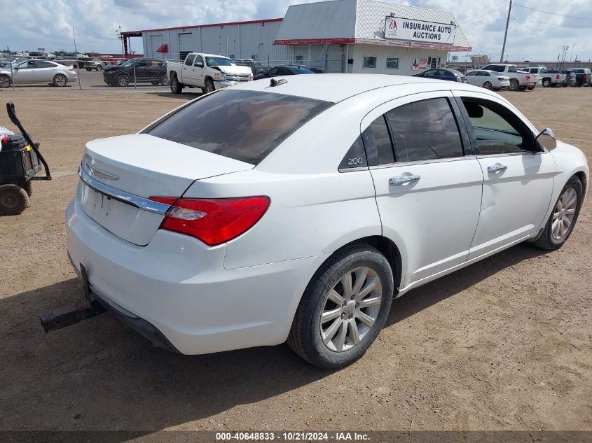 2014 Chrysler 200 Limited VIN: 1C3CCBCGXEN136210 Lot: 40648833