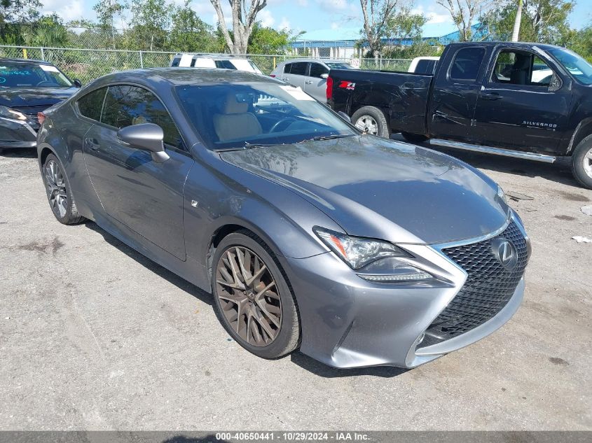 2015 Lexus Rc 350 VIN: JTHHE5BC0F5002348 Lot: 40650441