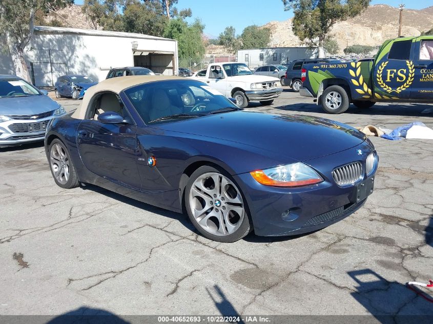 2004 BMW Z4 3.0I VIN: 4USBT53544LU08343 Lot: 40652693