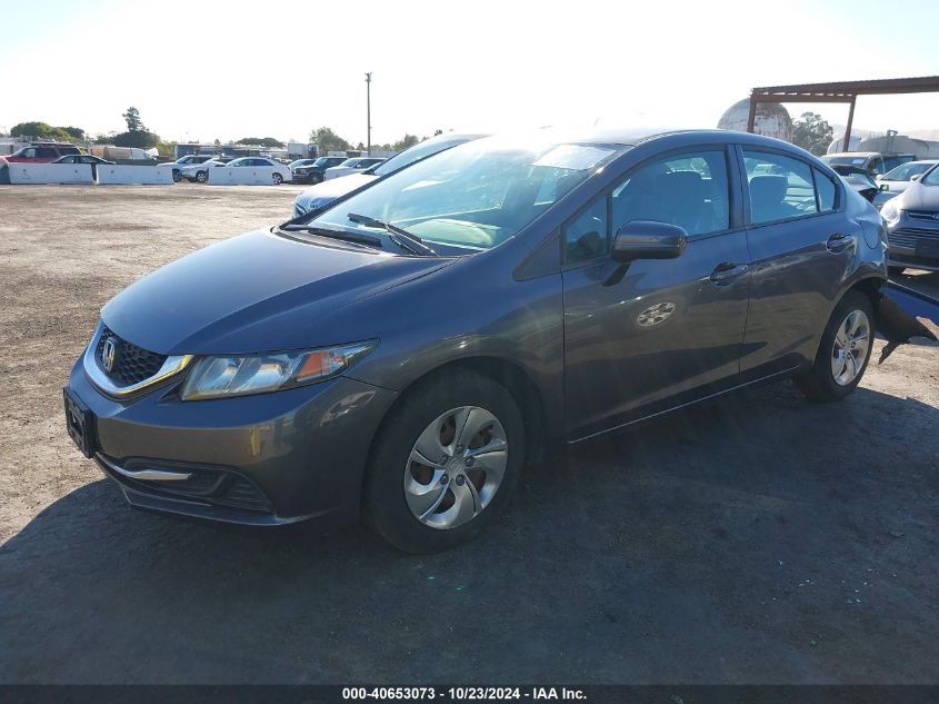 2014 Honda Civic Lx VIN: 19XFB2F54EE238080 Lot: 40653073