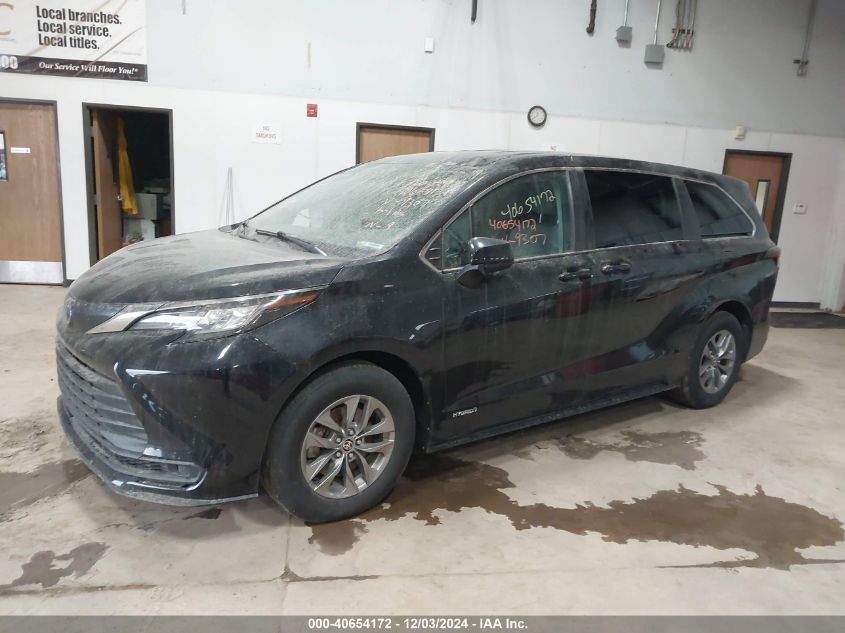 2021 Toyota Sienna Le VIN: 5TDKRKEC5MS049307