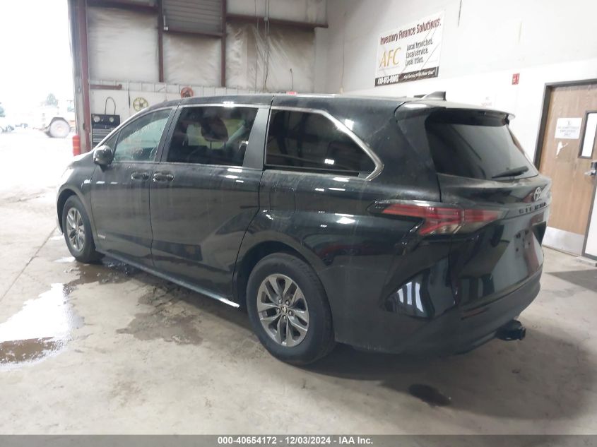 2021 Toyota Sienna Le VIN: 5TDKRKEC5MS049307