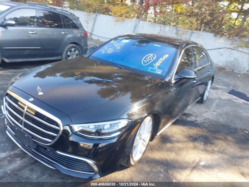 2022 Mercedes-Benz S 500 4Matic VIN: W1K6G6DB2NA069722 Lot: 40656030