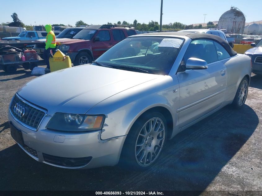 2006 Audi S4 VIN: WUARL48H56K900795 Lot: 40656093