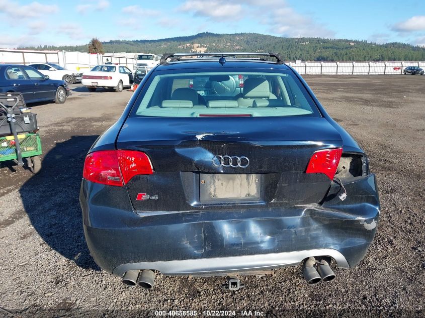 2007 Audi S4 4.2 VIN: WAUGL78E27A017611 Lot: 40658585