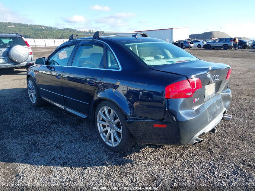 2007 Audi S4 4.2 VIN: WAUGL78E27A017611 Lot: 40658585