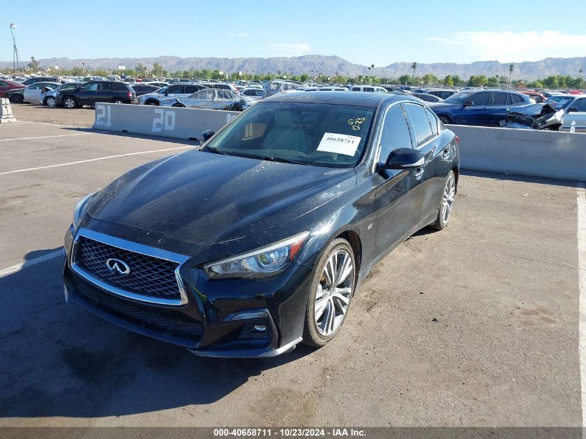 2019 Infiniti Q50 3.0T Sport VIN: JN1EV7AR1KM555342 Lot: 40658711