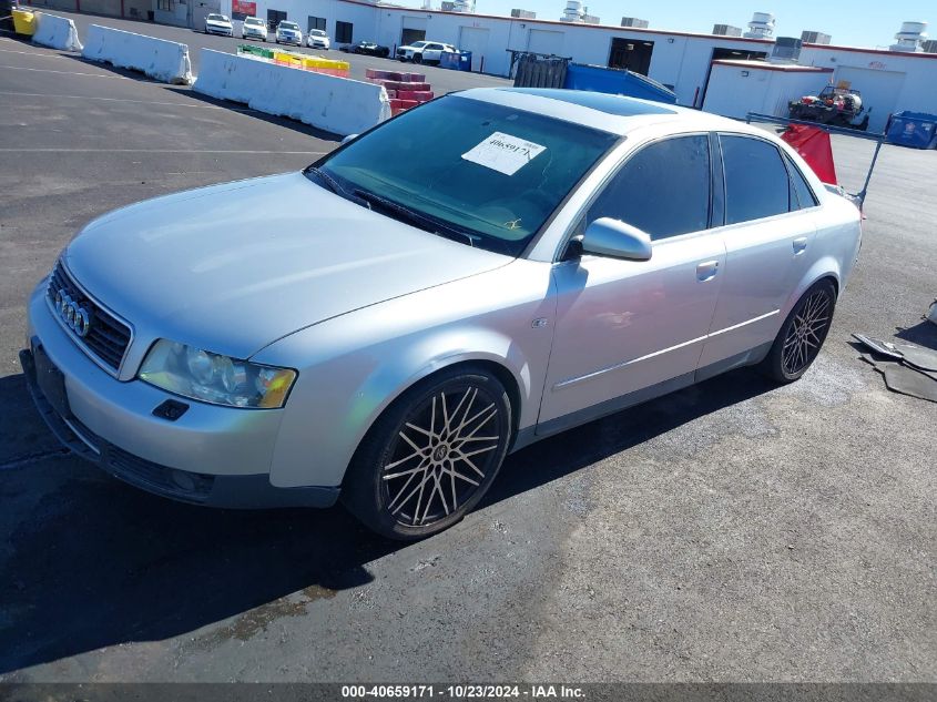 2003 Audi A4 3.0 VIN: WAULT68E03A163038 Lot: 40659171