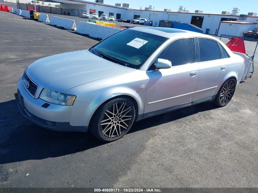 2003 Audi A4 3.0 VIN: WAULT68E03A163038 Lot: 40659171