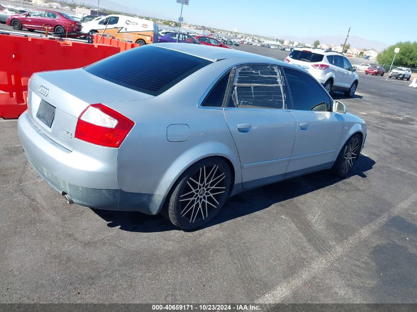 2003 Audi A4 3.0 VIN: WAULT68E03A163038 Lot: 40659171