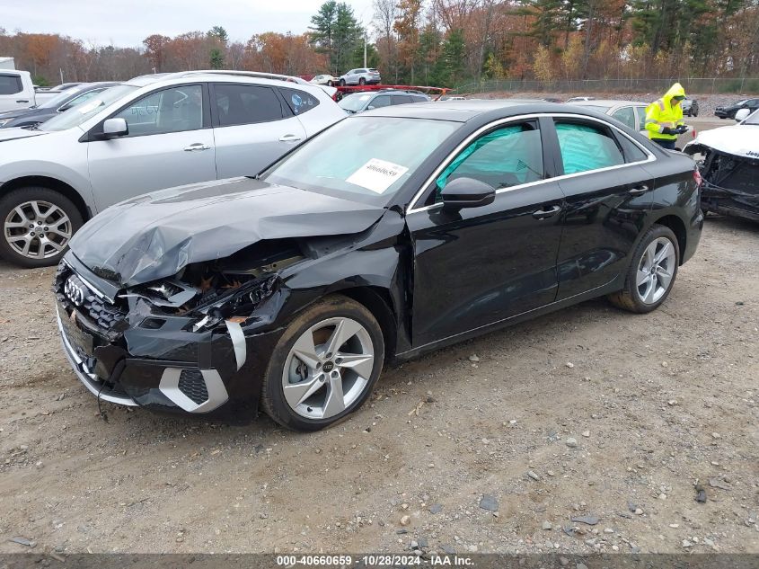 2022 Audi A3 Premium 40 Tfsi Front-Wheel Drive S Tronic VIN: WAUAUDGY9NA089884 Lot: 40660659