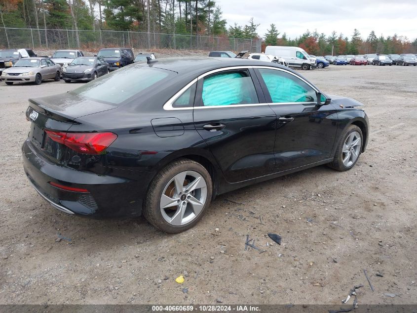 2022 Audi A3 Premium 40 Tfsi Front-Wheel Drive S Tronic VIN: WAUAUDGY9NA089884 Lot: 40660659