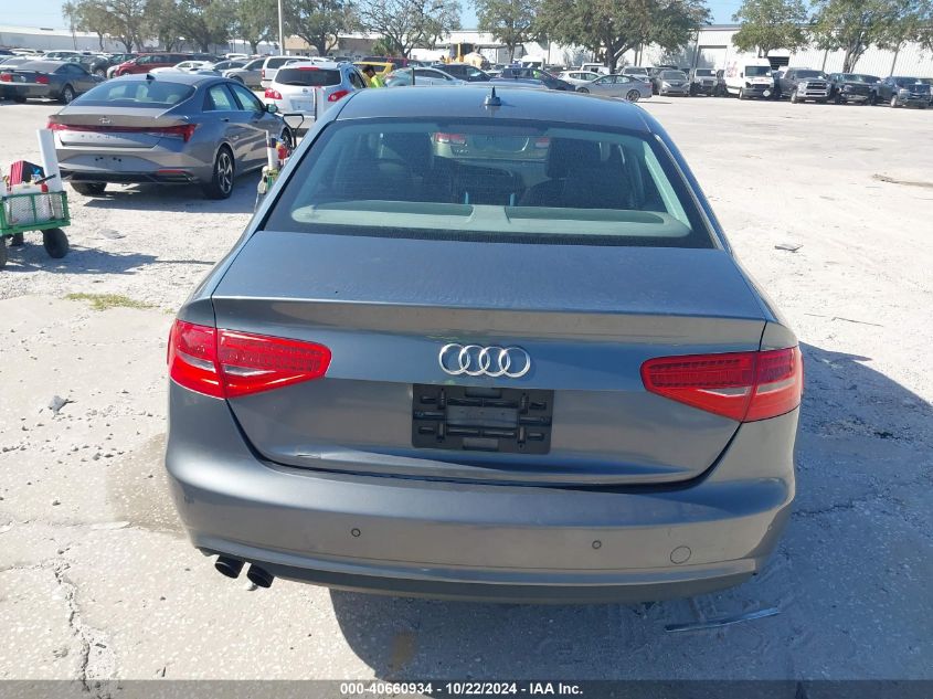 2013 Audi A4 2.0T Premium VIN: WAUFFAFL4DN048607 Lot: 40660934