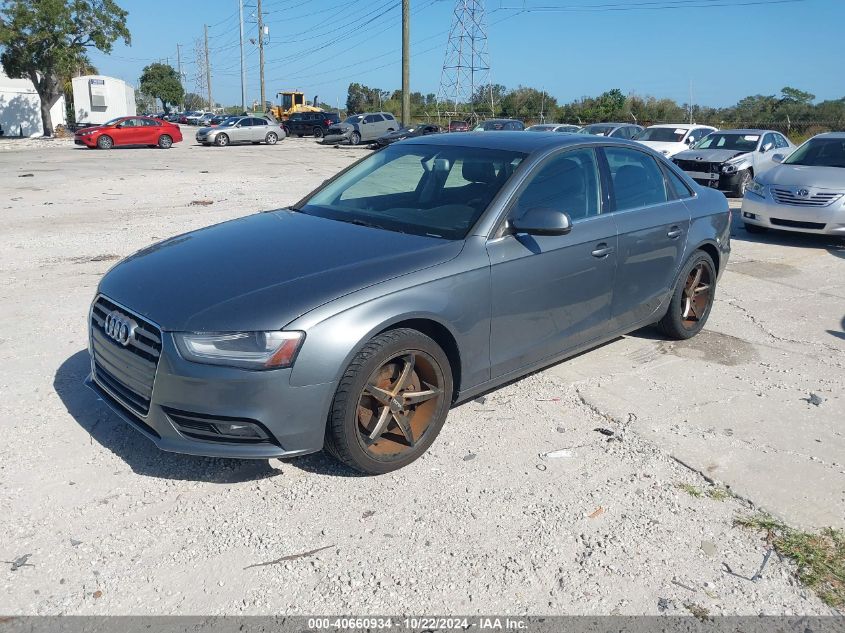 2013 Audi A4 2.0T Premium VIN: WAUFFAFL4DN048607 Lot: 40660934