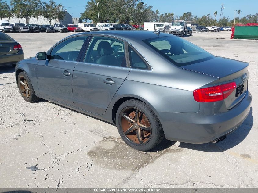 2013 Audi A4 2.0T Premium VIN: WAUFFAFL4DN048607 Lot: 40660934