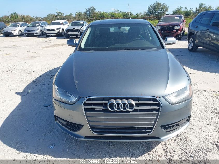 2013 Audi A4 2.0T Premium VIN: WAUFFAFL4DN048607 Lot: 40660934