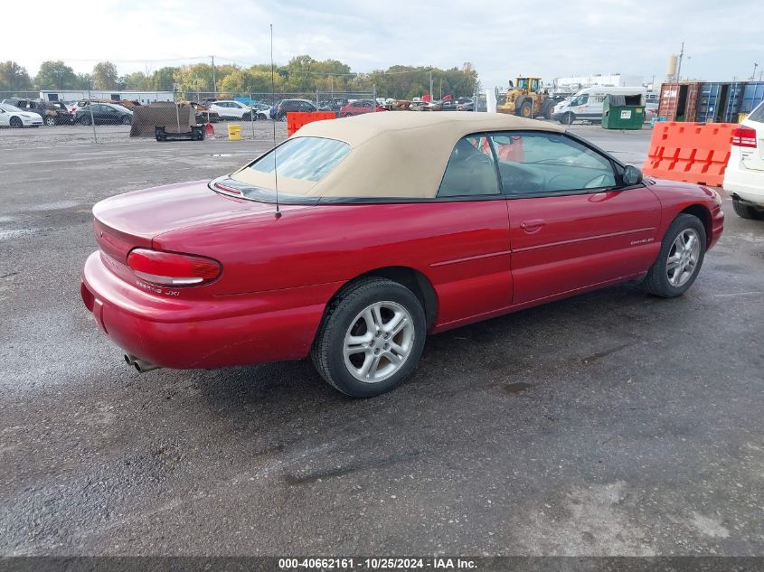 1996 Chrysler Sebring Jxi VIN: 3C3EL55HXTT285715 Lot: 40662161