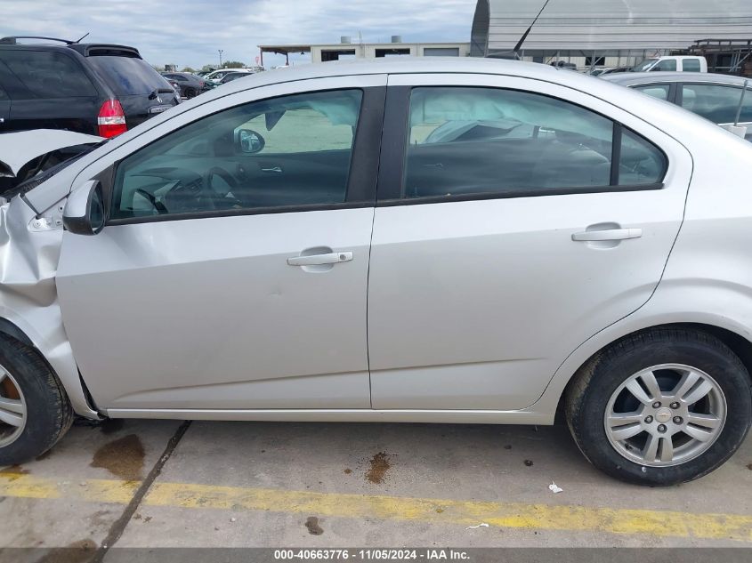 2012 Chevrolet Sonic 2Ls VIN: 1G1JA5SH7C4136259