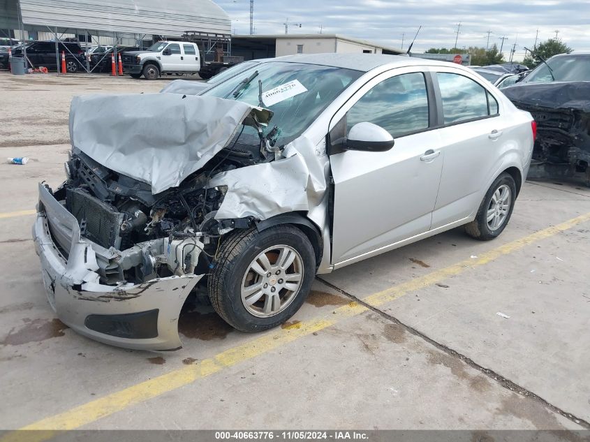 2012 Chevrolet Sonic 2Ls VIN: 1G1JA5SH7C4136259