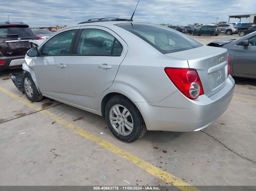 2012 Chevrolet Sonic 2Ls VIN: 1G1JA5SH7C4136259