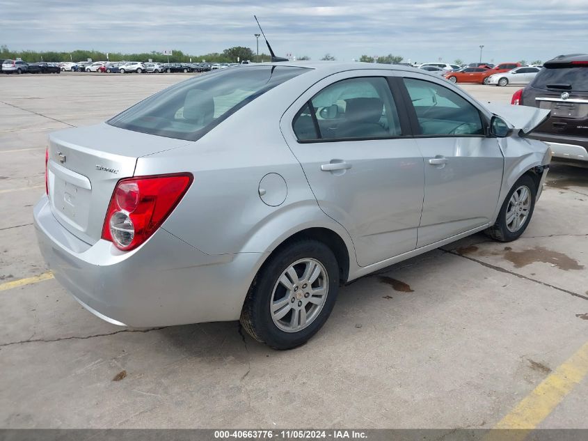 2012 Chevrolet Sonic 2Ls VIN: 1G1JA5SH7C4136259