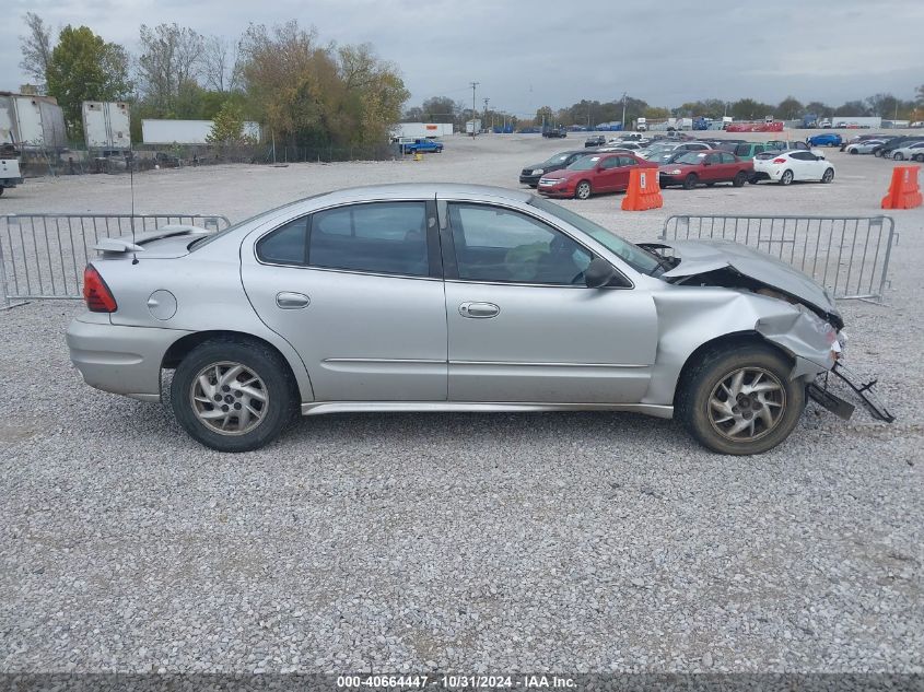 2004 Pontiac Grand Am Se1 VIN: 1G2NE52EX4M672161 Lot: 40664447